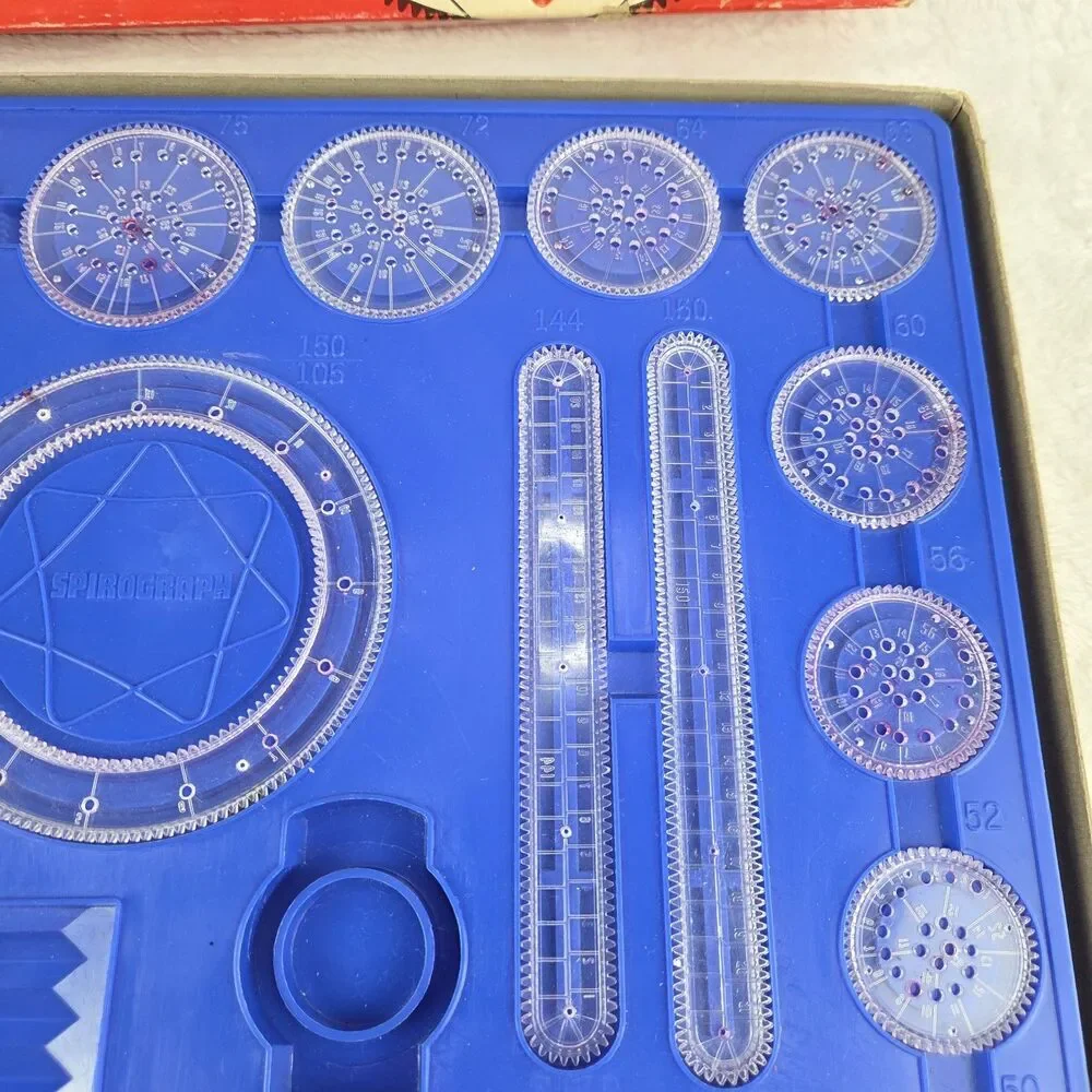 1970‎ Kenner Spirograph Drawing Set Vintage #401 Drawing Set COMPLETE No Pens
